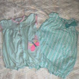 Baby girl carters rompers